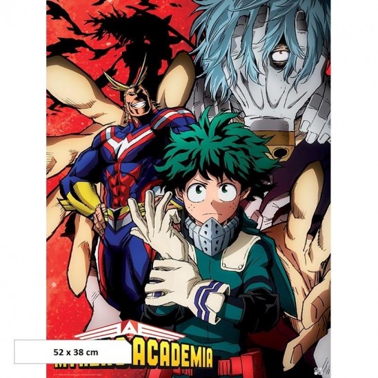 Αφίσα Deku and All Might vs Tomura (52x38)