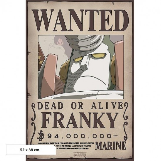 Αφίσα Wanted Franky 94M Beli (52x38)