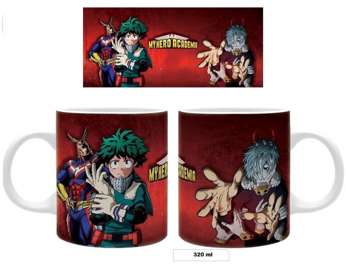 Κούπα Deku and All Might vs Tomura (320ml Κεραμική)