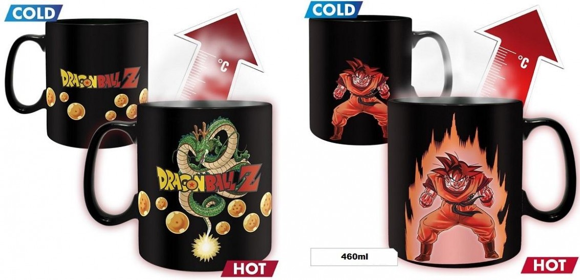 Κούπα Son Goku + Shenron (Heat Change 460 ml)