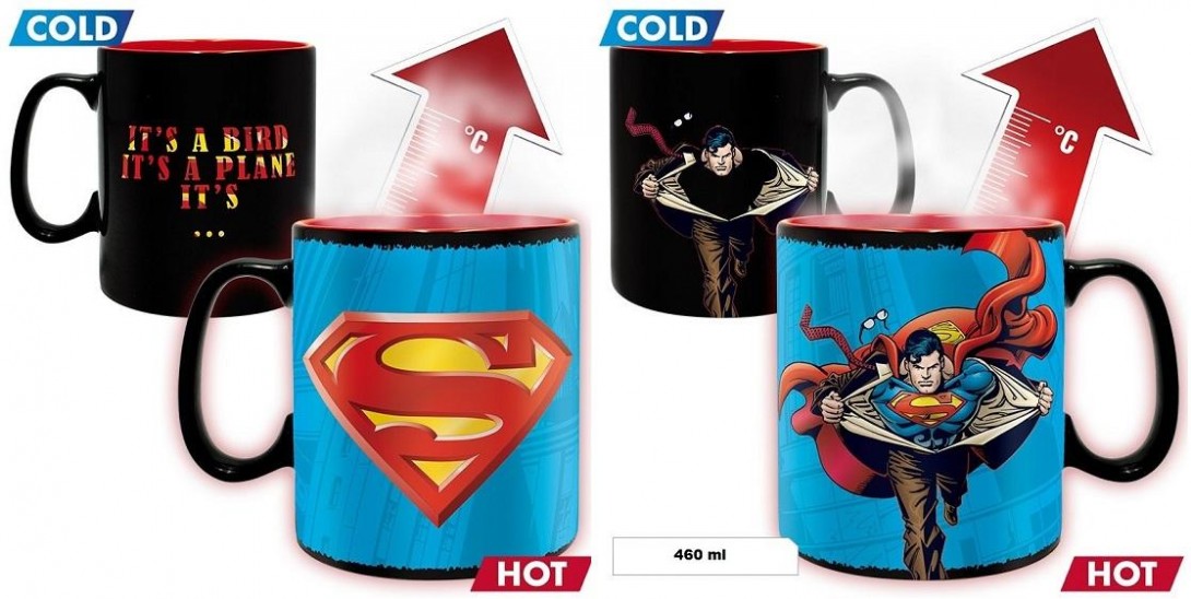 Κούπα Superman (Heat Change - 460ml)