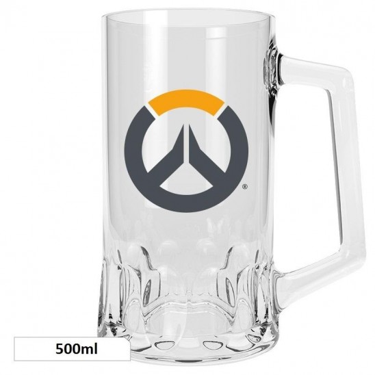 Ποτήρι Μπύρας Logo Overwatch (500ml)