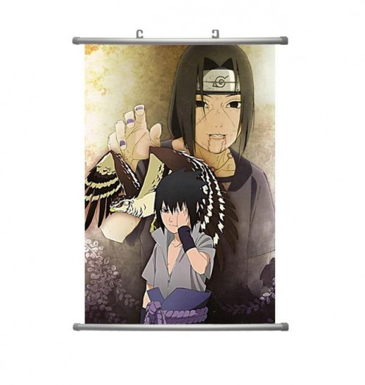 Wall Scroll Itachi and Sasuke (60x90)