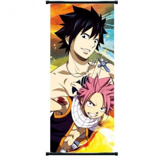 Wall Scroll Natsu + Gray (40x102)