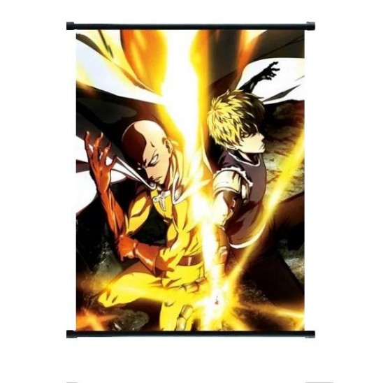 Wall Scroll Saitama + Genos (60x90)