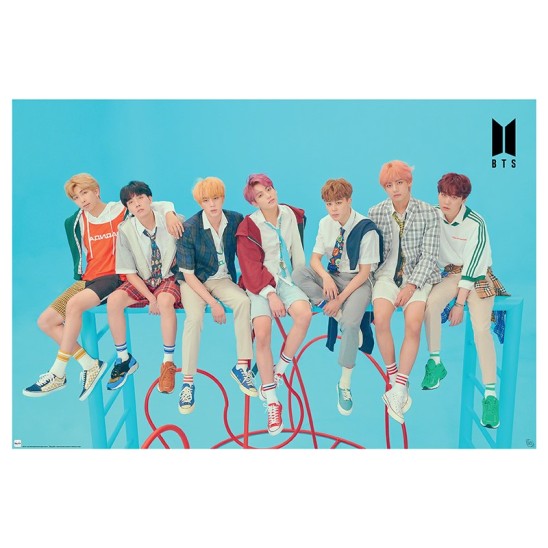 Αφίσα BTS Group Blue (91x61)
