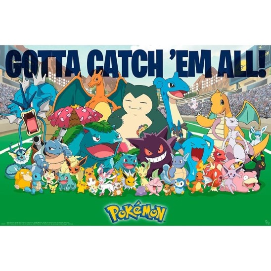 Αφίσα Gotta Catch'em All (91x61)