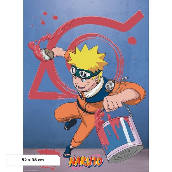 Αφίσα Naruto & Konoha Emblem (52x38)