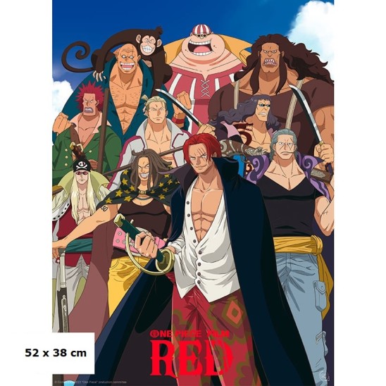 Αφίσα Red Hair Pirates (52x38)