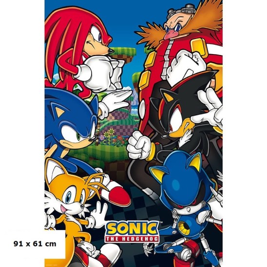 Αφίσα Sonic the Hedgehog Group (91x61)