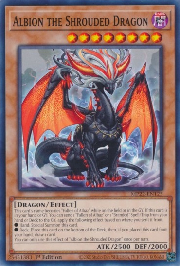 Albion the Shrouded Dragon (MP22-EN125) - 1st Edition