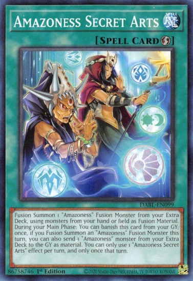 Amazoness Secret Arts (DABL-EN099) - 1st Edition