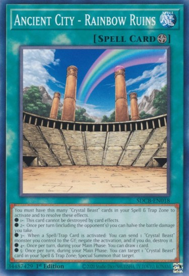 Ancient City - Rainbow Ruins (SDCB-EN018) - 1st Edition