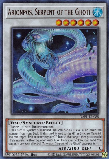 Arionpos, Serpent of the Ghoti (DABL-EN088) - 1st Edition