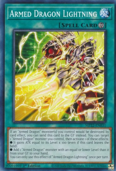 Armed Dragon Lightning (MP22-EN031) - 1st Edition