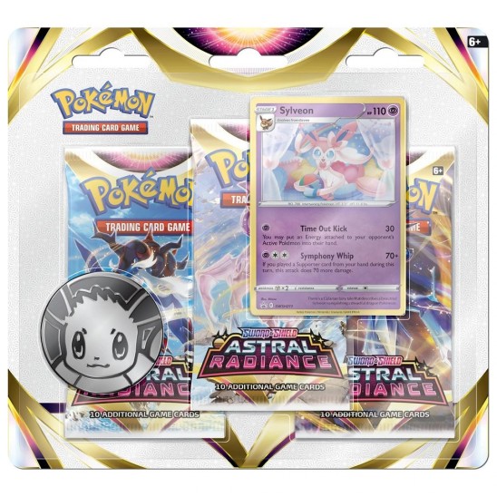 Astral Radiance Sylveon 3-Booster Blister (Pokemon TCG)