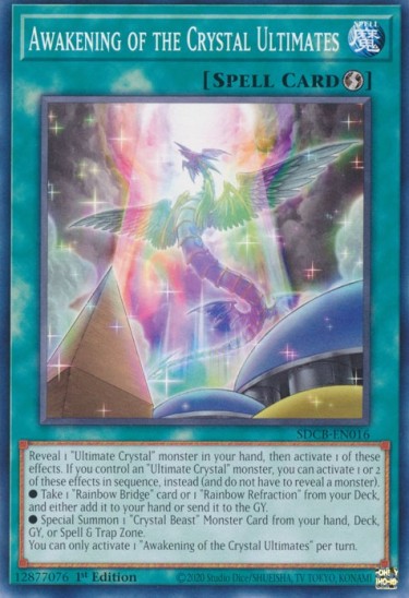 Awakening of the Crystal Ultimates (SDCB-EN016) - 1st Edition