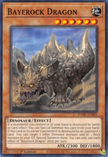 Bayerock Dragon (DABL-EN081) - 1st Edition