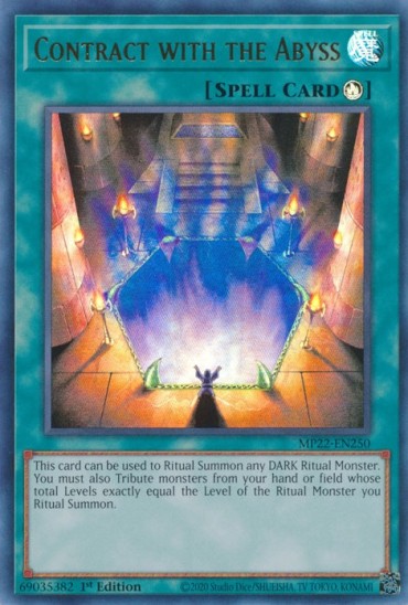 Contract with the Abyss (MP22-EN250) - 1st Edition
