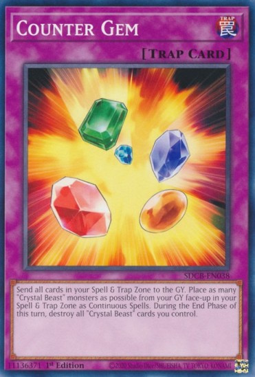 Counter Gem (SDCB-EN038) - 1st Edition