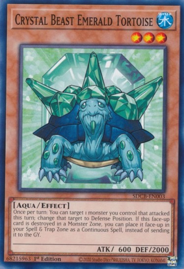 Crystal Beast Emerald Tortoise (SDCB-EN003) - 1st Edition