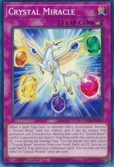 Crystal Miracle (SDCB-EN033) - 1st Edition