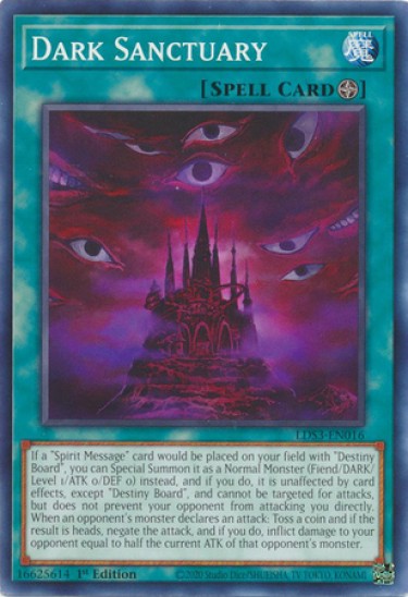 Dark Sanctuary (LDS3-EN016) - 1st Edition