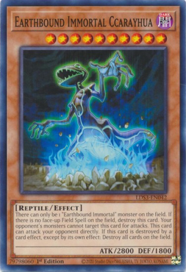 Earthbound Immortal Ccarayhua (LDS3-EN042) - 1st Edition