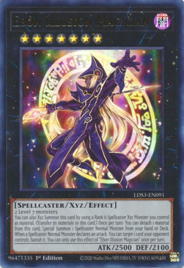 Ebon Illusion Magician (LDS3-EN091) - 1st Edition