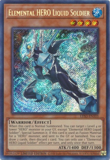 Elemental HERO Liquid Soldier (LDS3-EN103) - 1st Edition