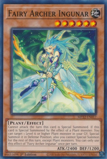 Fairy Archer Ingunar (MP22-EN017) - 1st Edition