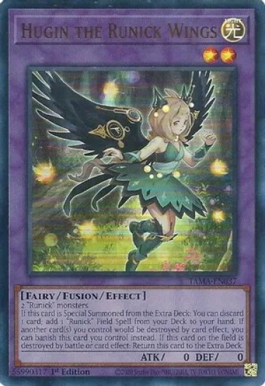 Hugin the Runick Wings (TAMA-EN037) - 1st Edition