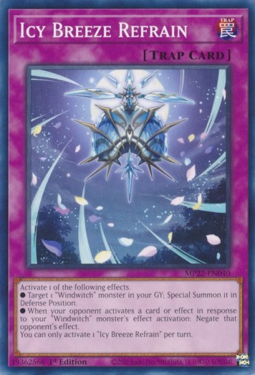 Icy Breeze Refrain (MP22-EN040) - 1st Edition