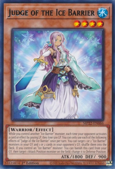 Judge of the Ice Barrier (MP22-EN066) - 1st Edition
