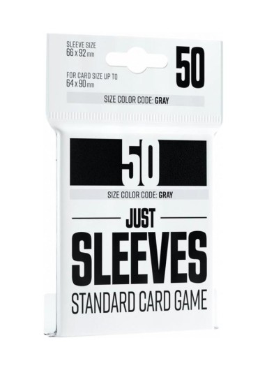 Just Sleeves - Standard Size Black (50 Sleeves)