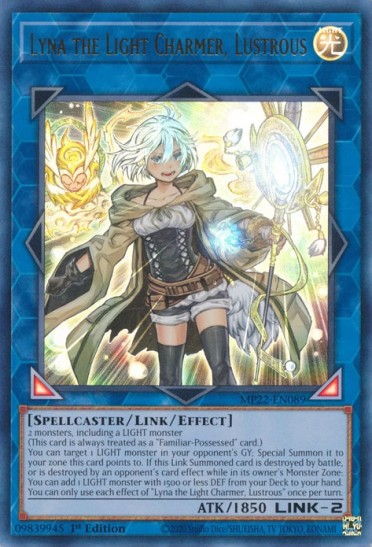 Lyna the Light Charmer, Lustrous (MP22-EN089) - 1st Edition