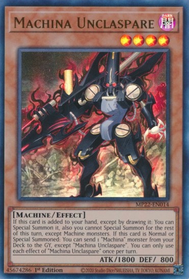 Machina Unclaspare (MP22-EN014) - 1st Edition