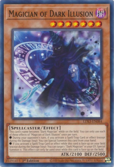 Magician of Dark Illusion (LDS3-EN084) - 1st Edition