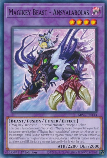 Magikey Beast - Ansyalabolas (MP22-EN143) - 1st Edition