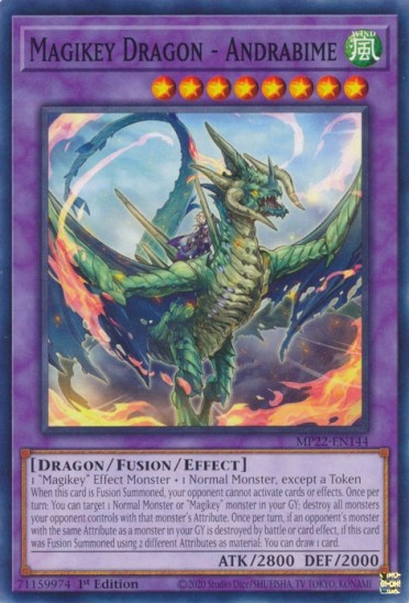 Magikey Dragon - Andrabime (MP22-EN144) - 1st Edition