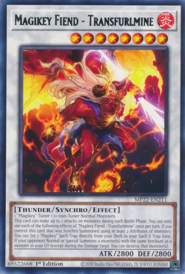 Magikey Fiend - Transfurlmine (MP22-EN211) - 1st Edition