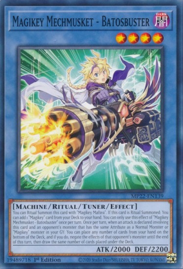 Magikey Mechmusket - Batosbuster (MP22-EN139) - 1st Edition