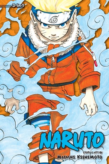 Manga Naruto Τόμοι 1, 2 & 3 (English)