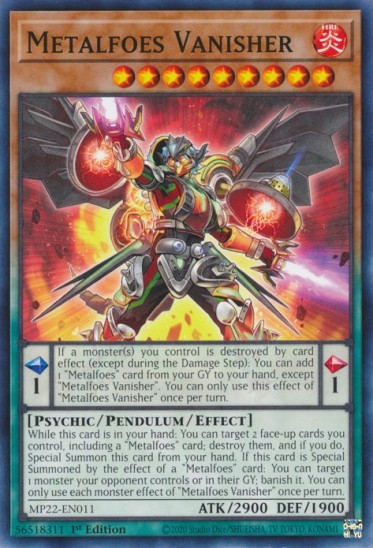 Metalfoes Vanisher (MP22-EN011) - 1st Edition