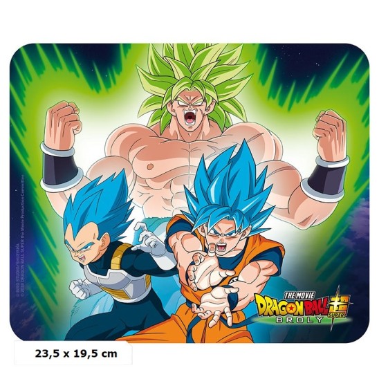 Mousepad Broly vs Goku & Vegeta (Flexible)