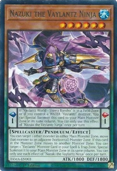 Nazuki the Vaylantz Ninja (TAMA-EN003) - 1st Edition