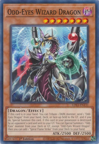 Odd-Eyes Wizard Dragon (LDS3-EN131) - 1st Edition