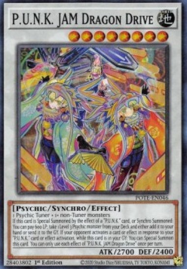 P.U.N.K. JAM Dragon Drive (POTE-EN046) - 1st Edition