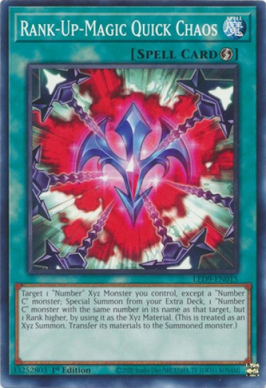 Rank-Up-Magic Quick Chaos (LED9-EN015) - 1st Edition