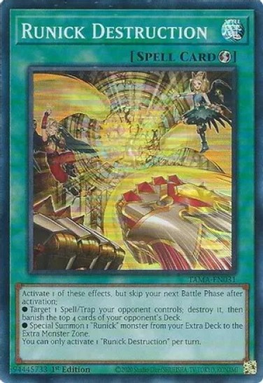 Runick Destruction (TAMA-EN031) - 1st Edition